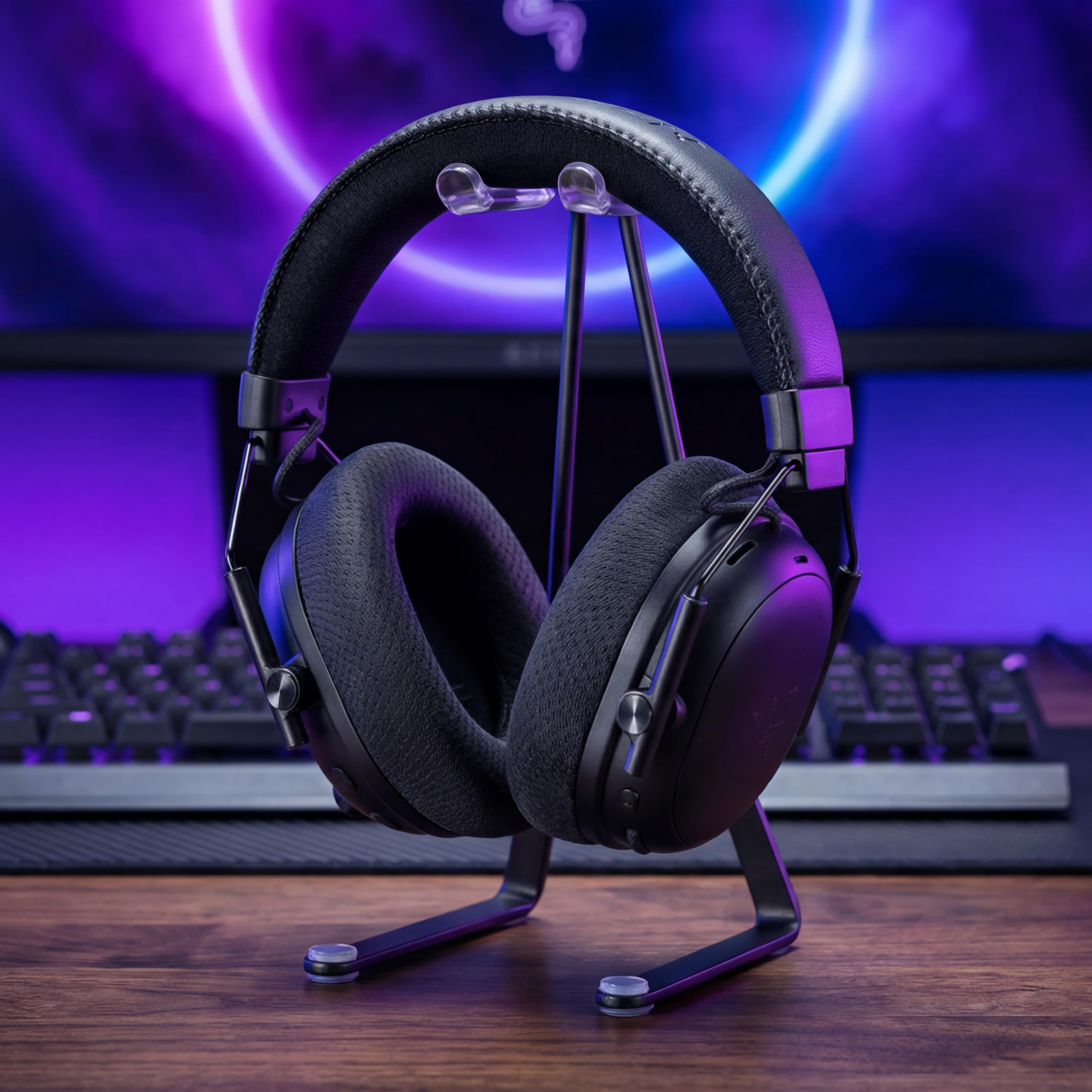 WC Freeze Blackshark V3 Pro – Cooling Gel Earpads Compatible with Razer BlackShark V3 Pro by Wicked Cushions | Enhanced Comfort, Cooling Gel Technology, Extra Thick | Black - Image 3