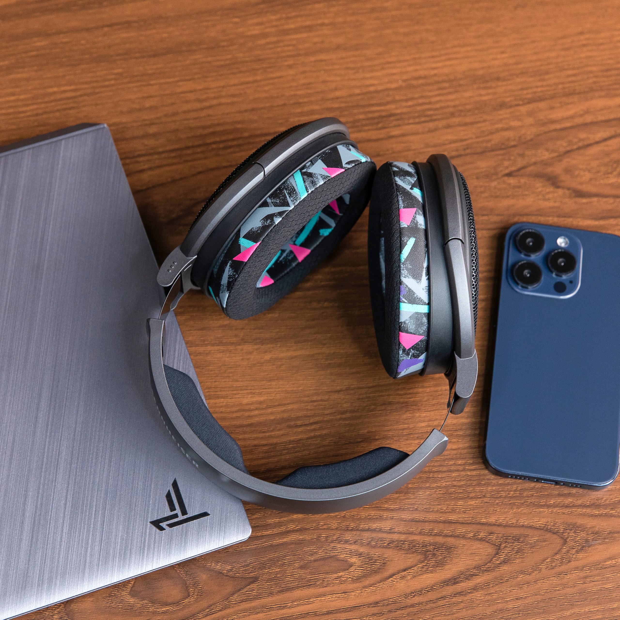 WC Freeze HD6XX - Cooling Gel Earpads for Sennheiser HD6XX, HD58X, HD600, HD650, HD660S, HD660S2, HD580, HD565 & More, Made by Wicked Cushions | Extra Comfortable and Cool | 90's Black - Image 3