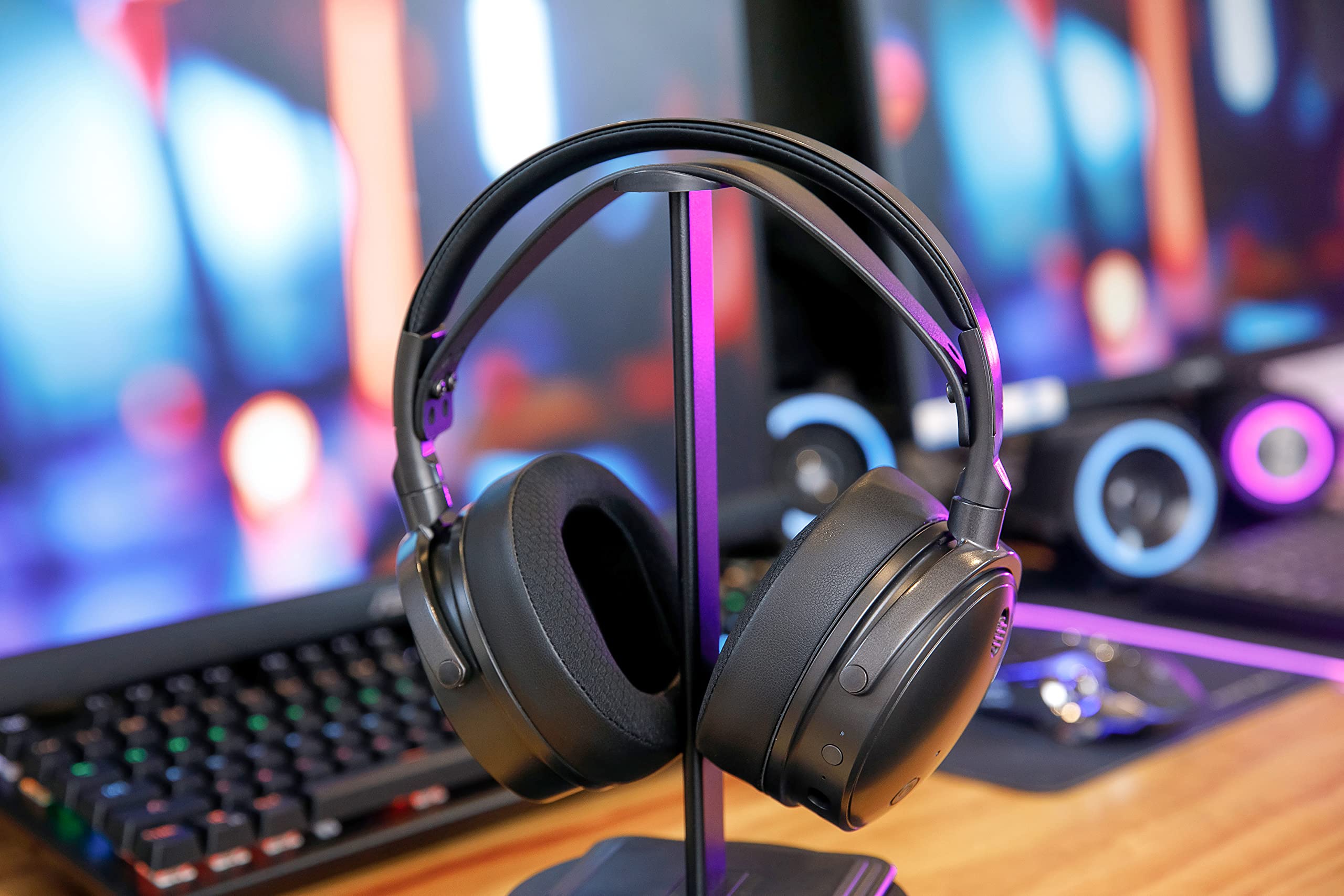 WC Freeze Maxwell - Cooling Gel Replacement Earpads for Audeze Maxwell Headphones by Wicked Cushions - Elevate Comfort, Durability, Thickness & Sound Isolation for Epic Gaming Sessions | Black - Image 3