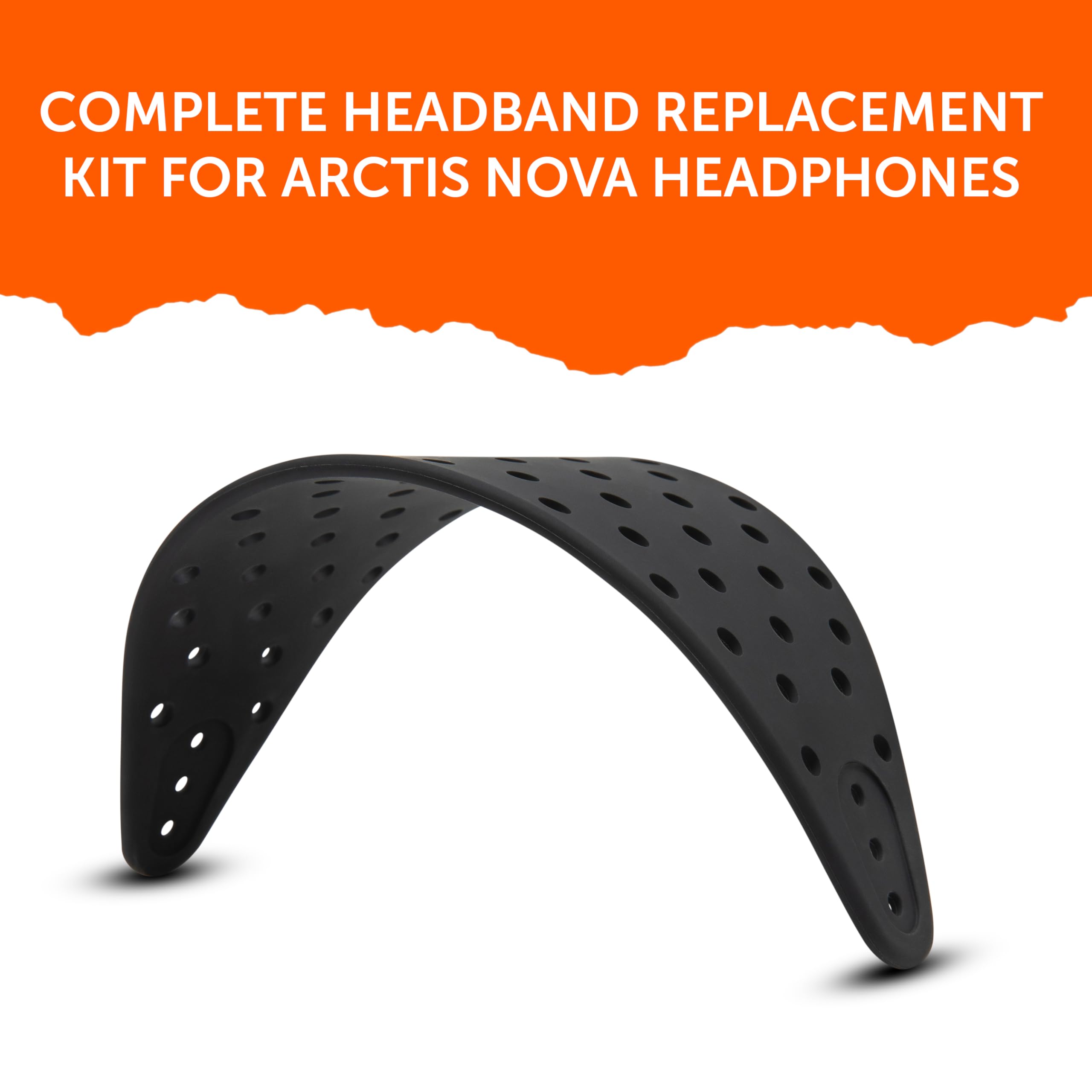 WC Modkit Arctis Nova 7 – Gel Earpads, Wide Headband & Side Plates Compatible with Arctis Nova 7, 5, Pro Wired & More, Made by Wicked Cushions | Comfort & Style Upgrade Kit | Black - Image 6