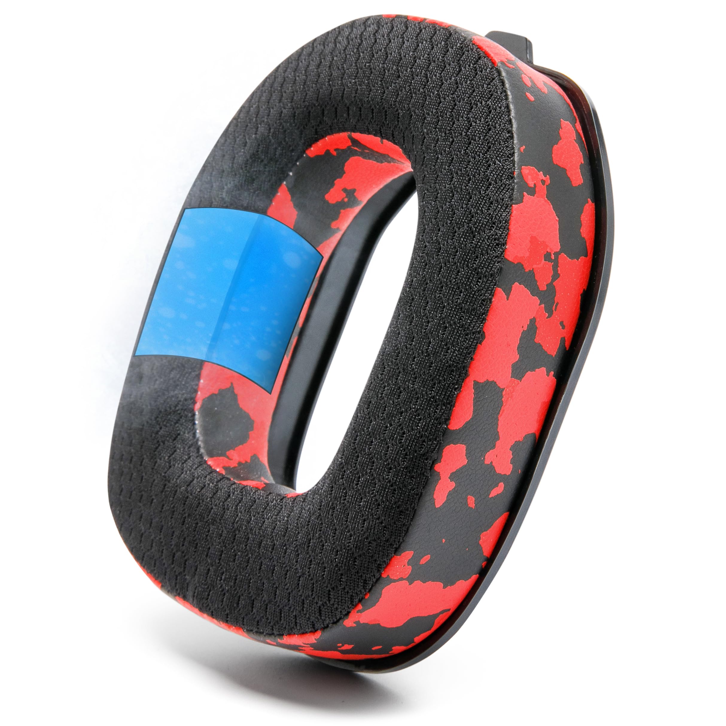 WC Mod Kit A40 – Cooling Gel Earpads + Headband Replacement Compatible with Astro A40 Gen 4 & A40 TR by Wicked Cushions | Enhanced Comfort, Cooling & Durability | Red Camo - Image 7