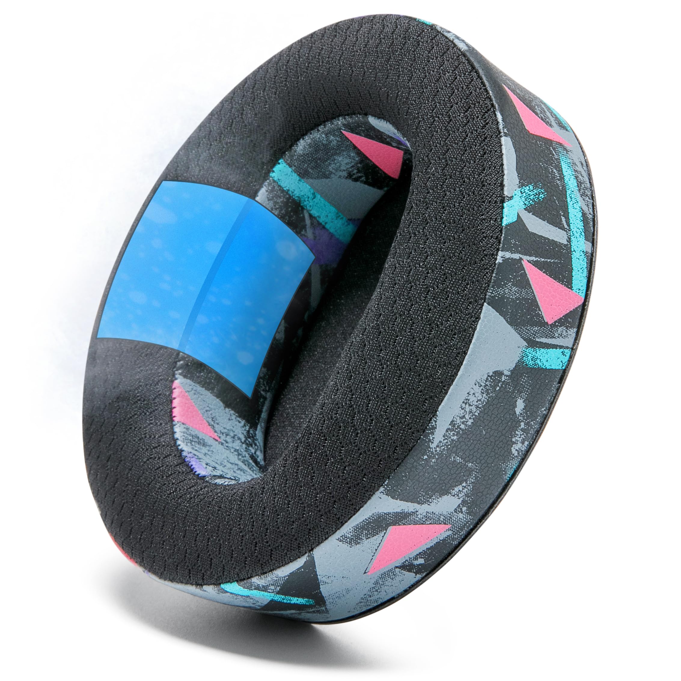 WC Mod Kit for Maxwell Gen 1 - Cooling Gel Earpads + Silicone Headband Compatible with Audeze Maxwell for Xbox & PS5 Gen 1 by Wicked Cushions | Enhanced Comfort & Cooling | 90's Black - Image 7