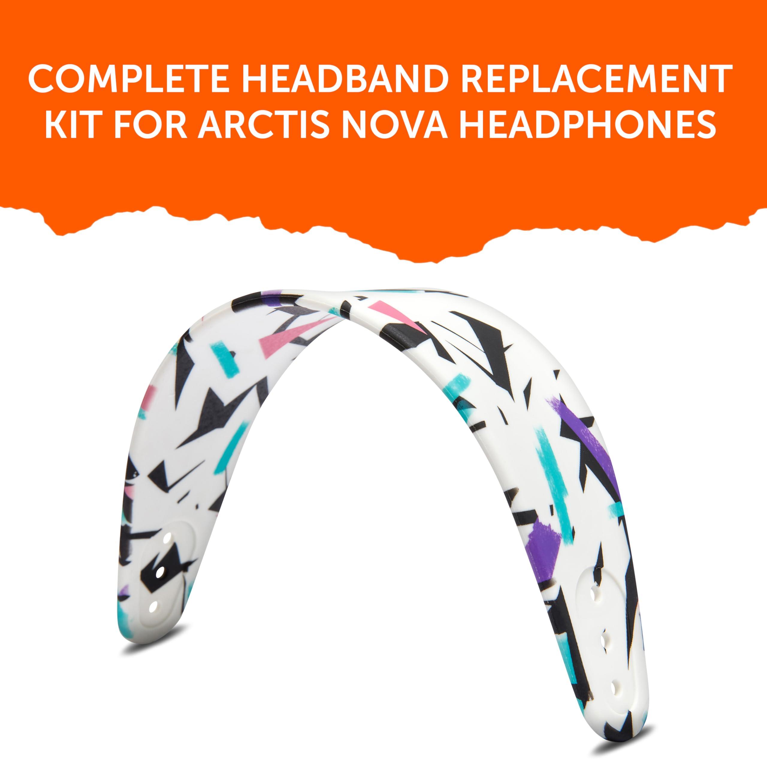 WC Mod Kit Nova Pro Wireless & Nova Elite - Cooling Gel Earpads, Silicone Headband, & Magnetic Plates for SteelSeries Arctis Nova Pro Wireless & Nova Elite by Wicked Cushions | 90's White - Image 6