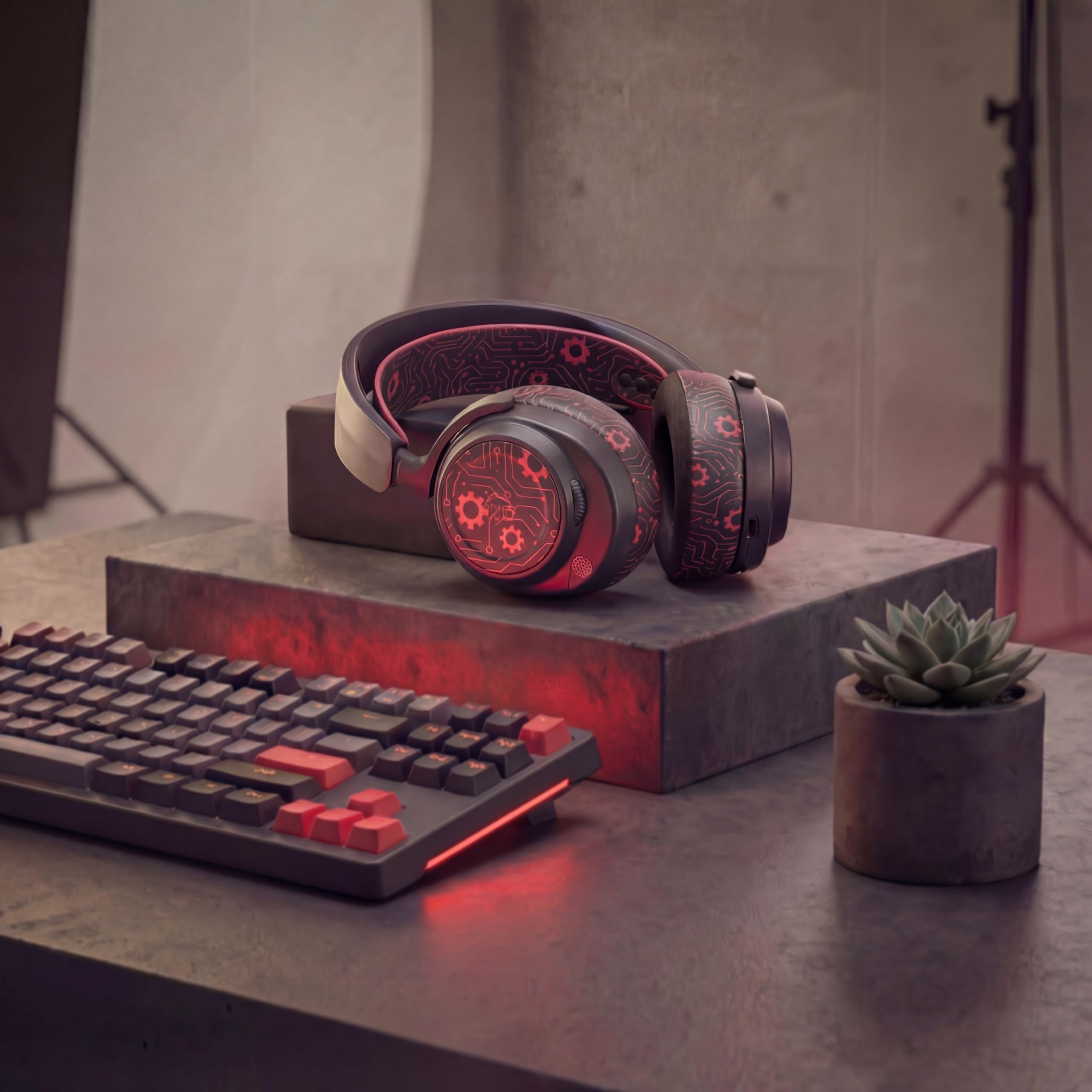 WC Mod Kit Nova Pro Wireless & Nova Elite Techne Edition - Cooling Gel Earpads, Silicone Headband, & Magnetic Plates for SteelSeries Arctis Nova Pro Wireless & Nova Elite by Wicked Cushions - Image 3