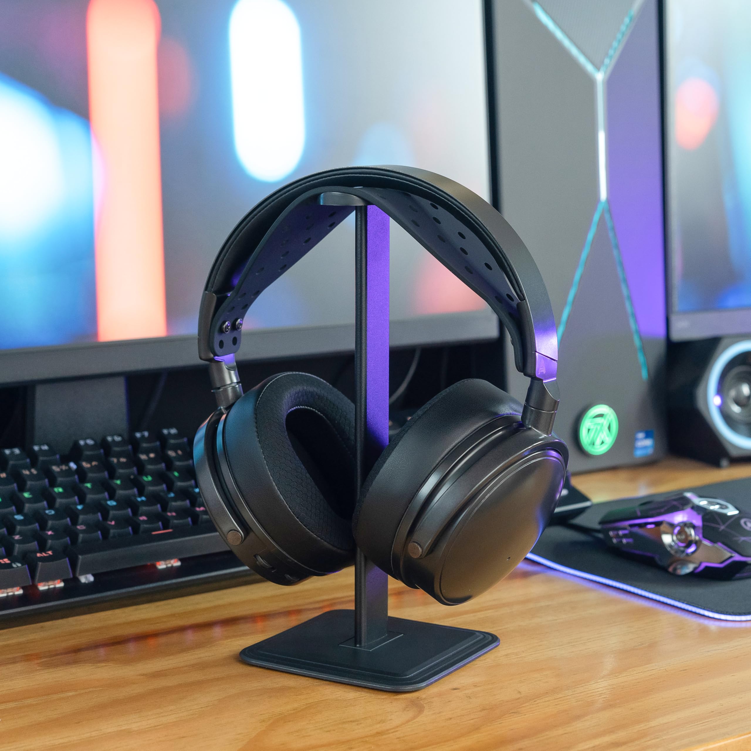 WC Mod Kit V2 for Maxwell Gen 1 – Cooling Gel Earpads + Extra Wide Silicone Headband Compatible with Audeze Maxwell Xbox & PS5 Gen 1 by Wicked Cushions | Enhanced Comfort & Cooling | Black - Image 3