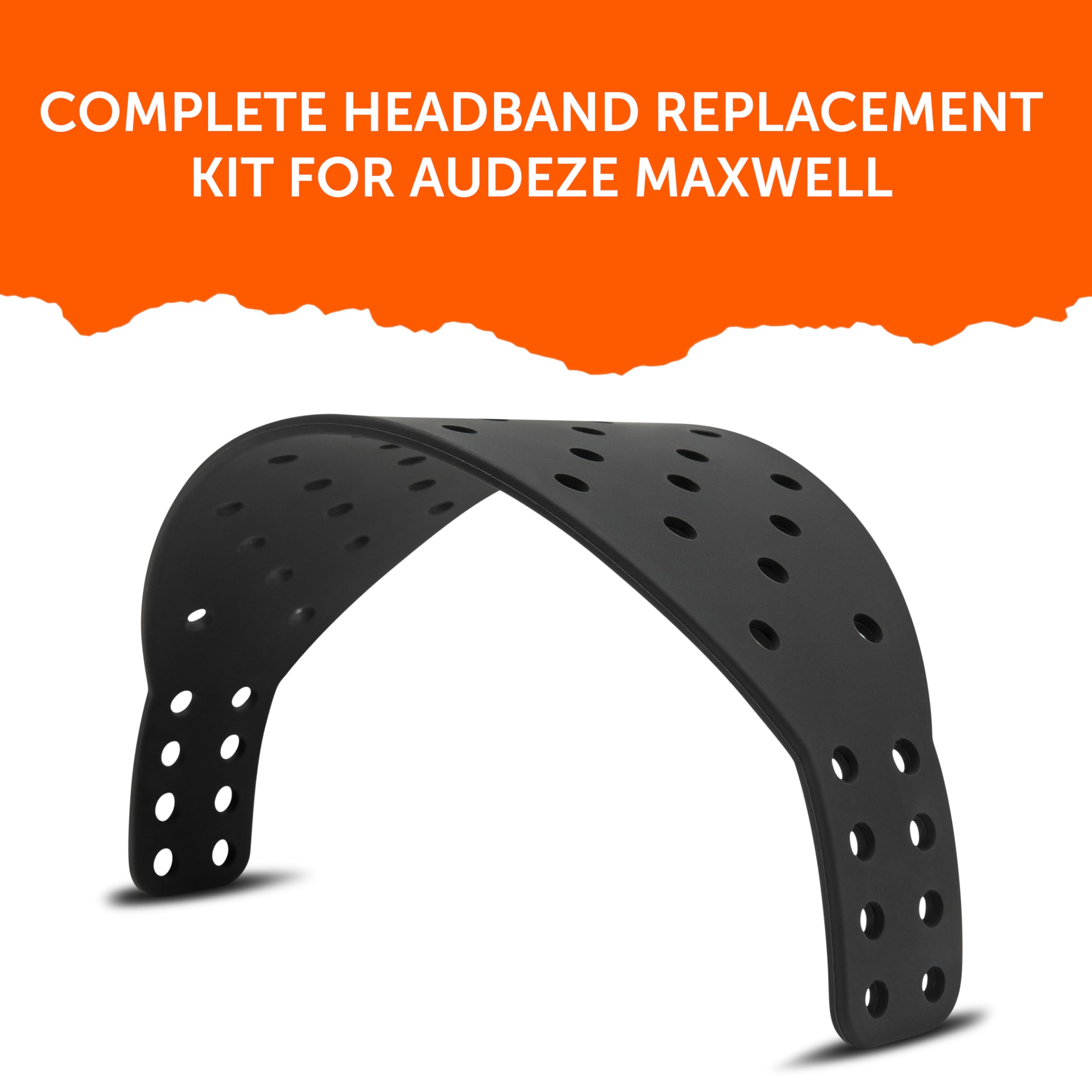 WC Mod Kit V2 for Maxwell Gen 1 – Cooling Gel Earpads + Extra Wide Silicone Headband Compatible with Audeze Maxwell Xbox & PS5 Gen 1 by Wicked Cushions | Enhanced Comfort & Cooling | Black - Image 6