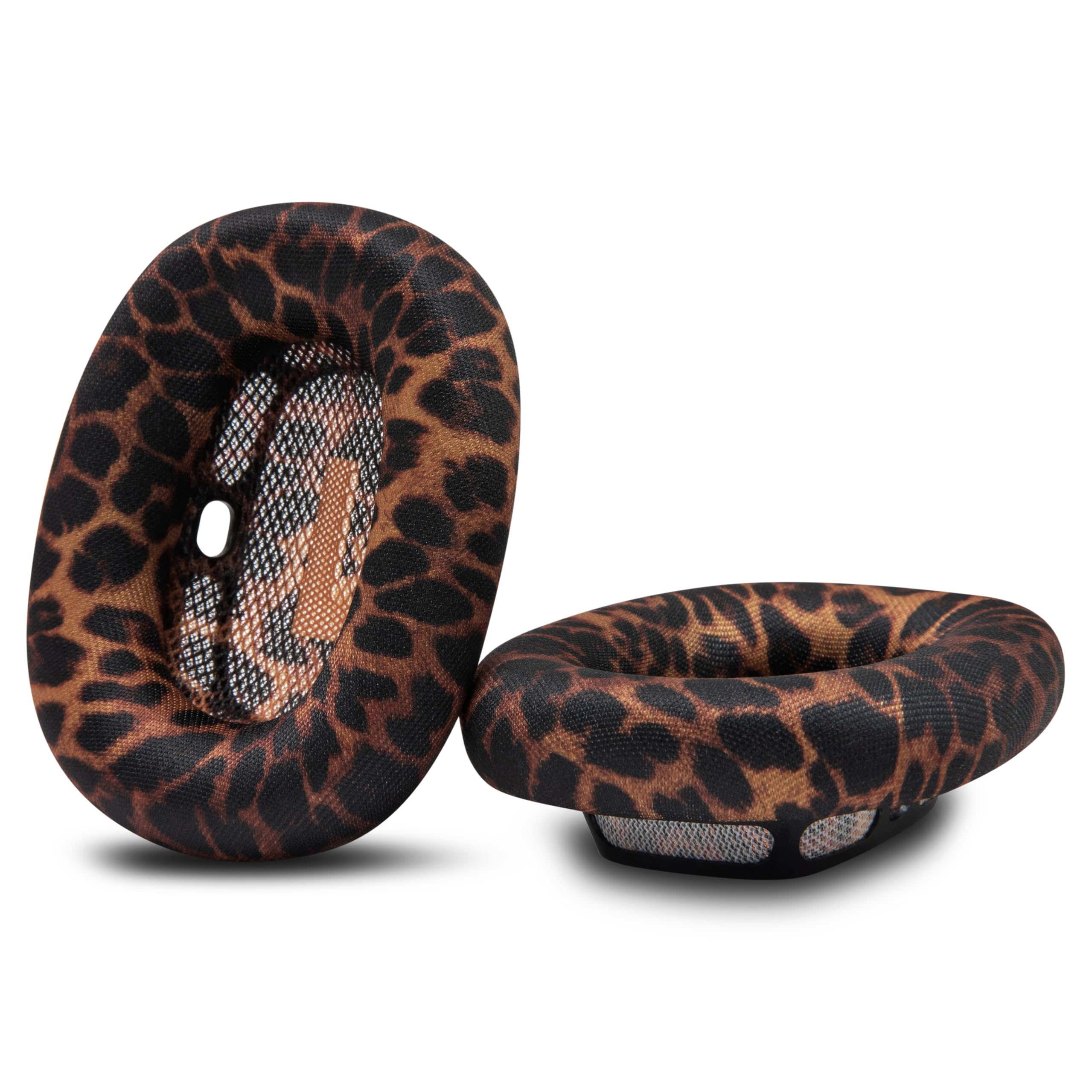 WC PadZ Max – Ear Cushions Compatible with AirPods Max 1 & 2, Made by Wicked Cushions | Soft Fabric, Enhanced Comfort & Unique Style | Leopard - Image 7