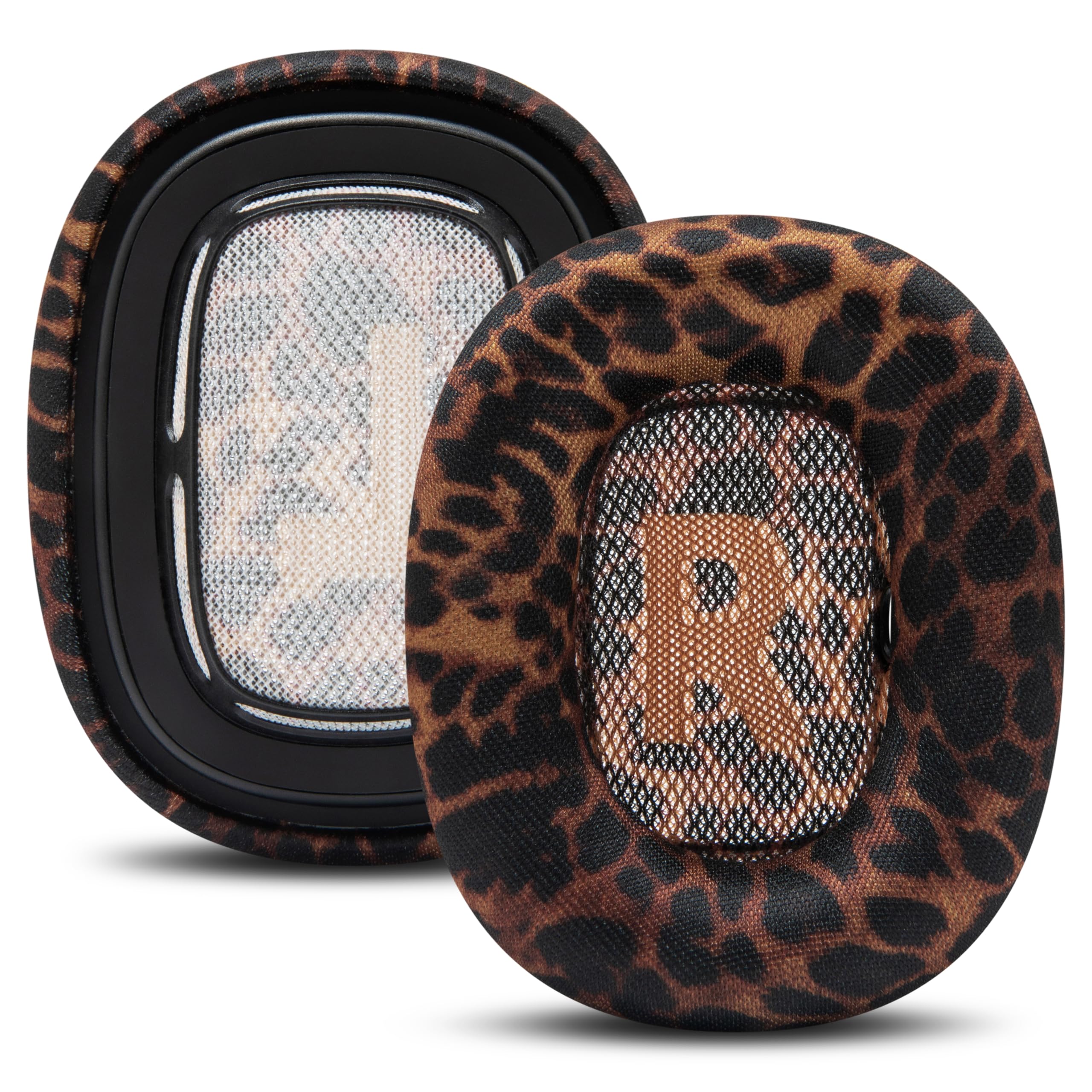 WC PadZ Max – Ear Cushions Compatible with AirPods Max 1 & 2, Made by Wicked Cushions | Soft Fabric, Enhanced Comfort & Unique Style | Leopard - Image 8