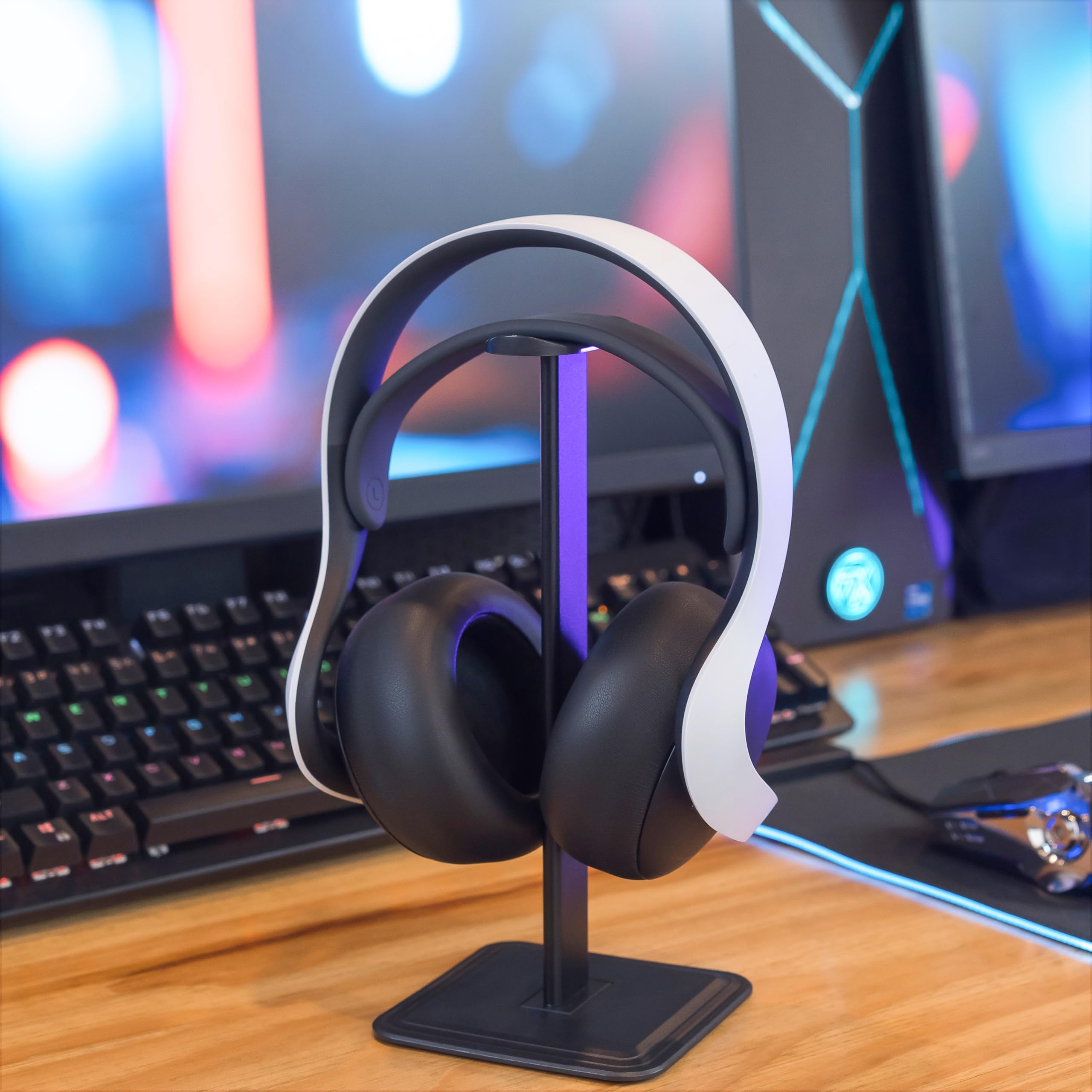 WC PadZ Pulse Elite - Upgraded PU Leather Earpads Compatible with PS5 Pulse Elite by Wicked Cushions | Thicker Cushion & Wider Opening | Black - Image 3